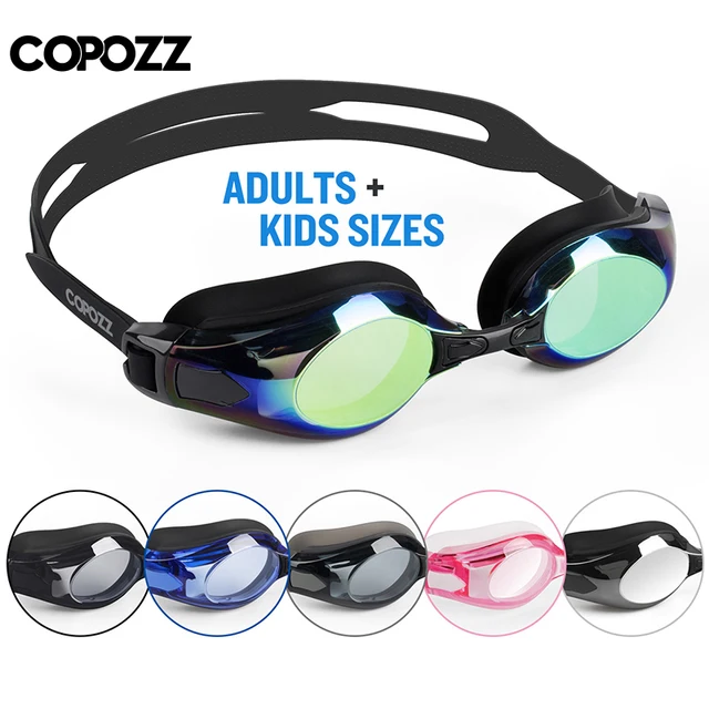 US $8.76 COPOZZ Myopia Swimming Goggles Men Women Adult 0 15 to 8 Double Anti fog UV Protecion Swimming G