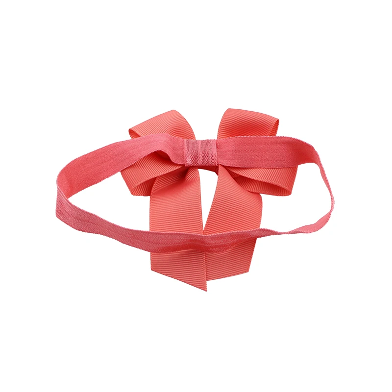 20pcsset Colors Ribbon Headband Solid Candy Color Baby Kids Girls Mini Bowknot Hairband Elastic Headband Hair Accessories  (2)