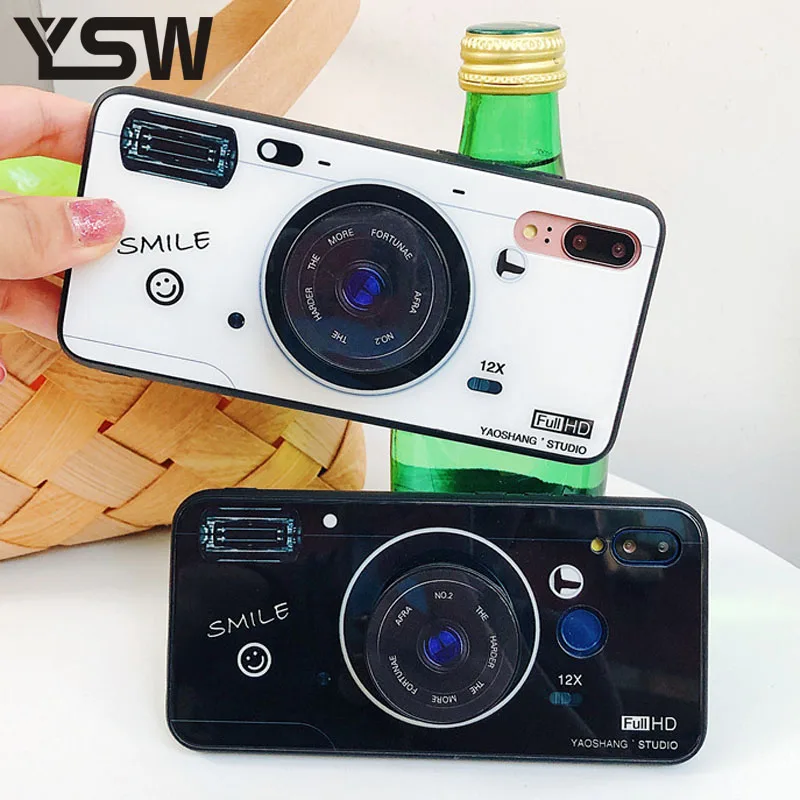 

YSW For Huawei Nova 3 Fashion Camera Case For Huawei P Smart Plus Nova 3i 2S 2 plus Lite Cases Cool Cover Holder Hard Shell
