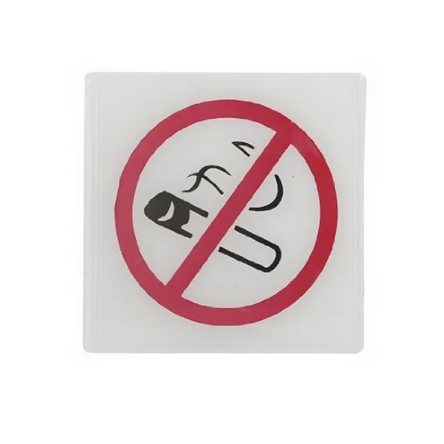 no smoking sign pvc glass door wall window main entrance non smoking
