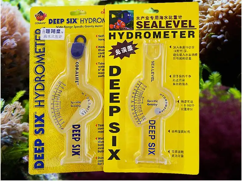 Salinity hydrometer for mariculture Seawater fish tank seawater