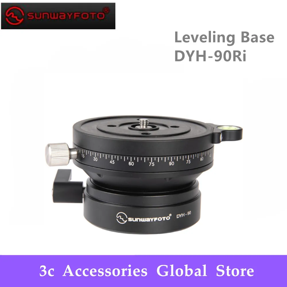 

SUNWAYFOTO Leveling Base DYH-90Ri Level Tripod for DSLR Camera Tripode Ballhead Tripod leveling base Panoramic LevelTripod