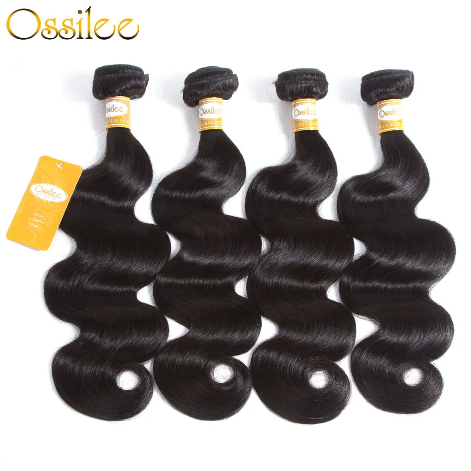 Brazilian Body Wave Bundles Ossilee Human Hair Weave Bundles Remy Hair Extension 1/3/4 Bundles/lot USA LOCAL RETURN Brazilian Body Wave Bundles Ossilee Human Hair Weave Bundles Remy Hair Extension 1/3/4 Bundles/lot USA LOCAL RETURN