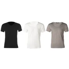 2017 NEW arrival 1pc Men Slim Fit Cotton V-Neck Short Sleeve T-Shirt Topsest