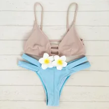 Hot new bikini bandage swimsuit sexy swimsuit female swimwear 2017 swimsuit beach Brazil Bikini suit sportswear go camping Bain
