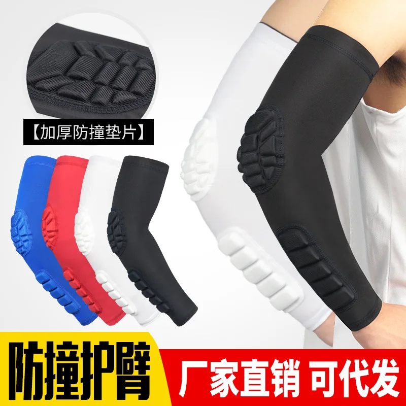 Man Sleeve Elbow pads Crashproof Football Basketball Shooting