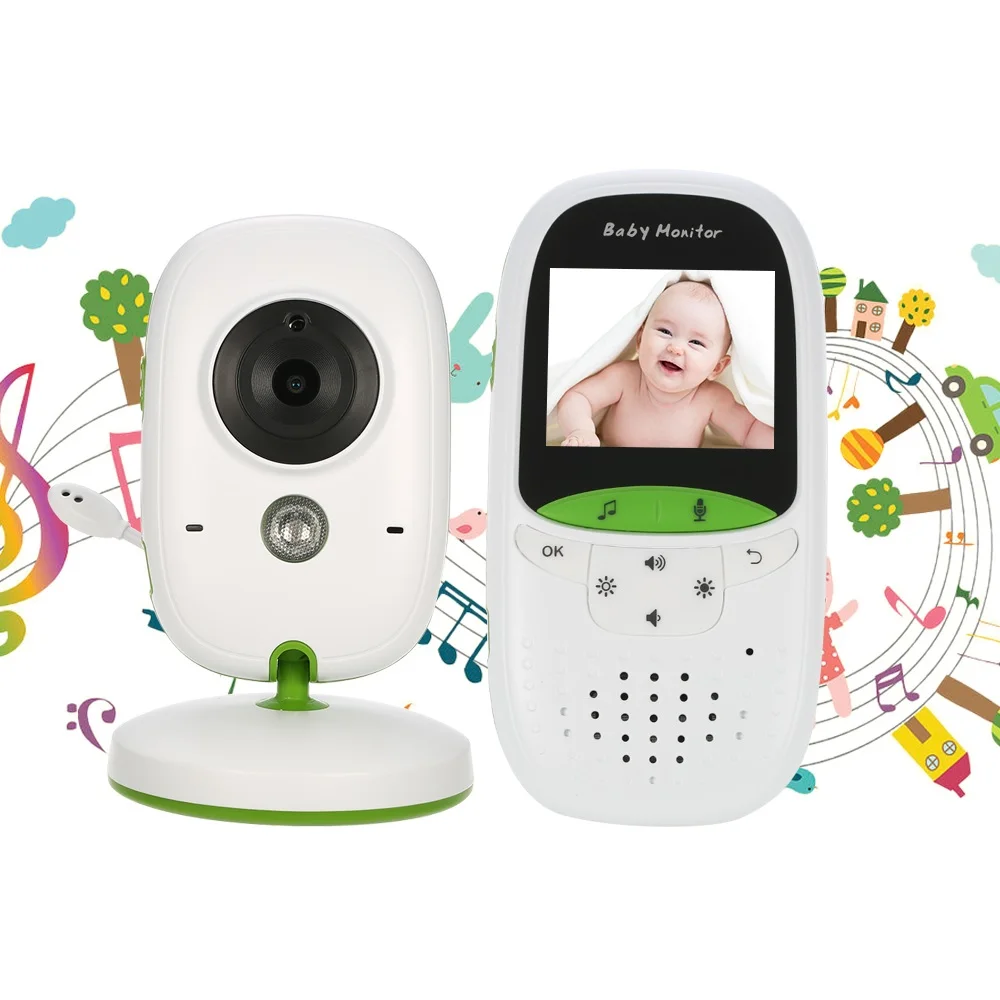 

babykam baba electronics detector fetal doppler portable 2.0inch IR Night Vision Temperature Sensor Lullaby Intercom camera baby