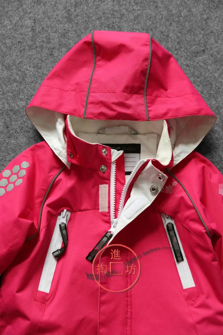 Детская верхняя куртка с капюшоном на весну-осень для мальчиков и девочек, размер 80-128, водонепроницаемая и ветрозащитная куртка