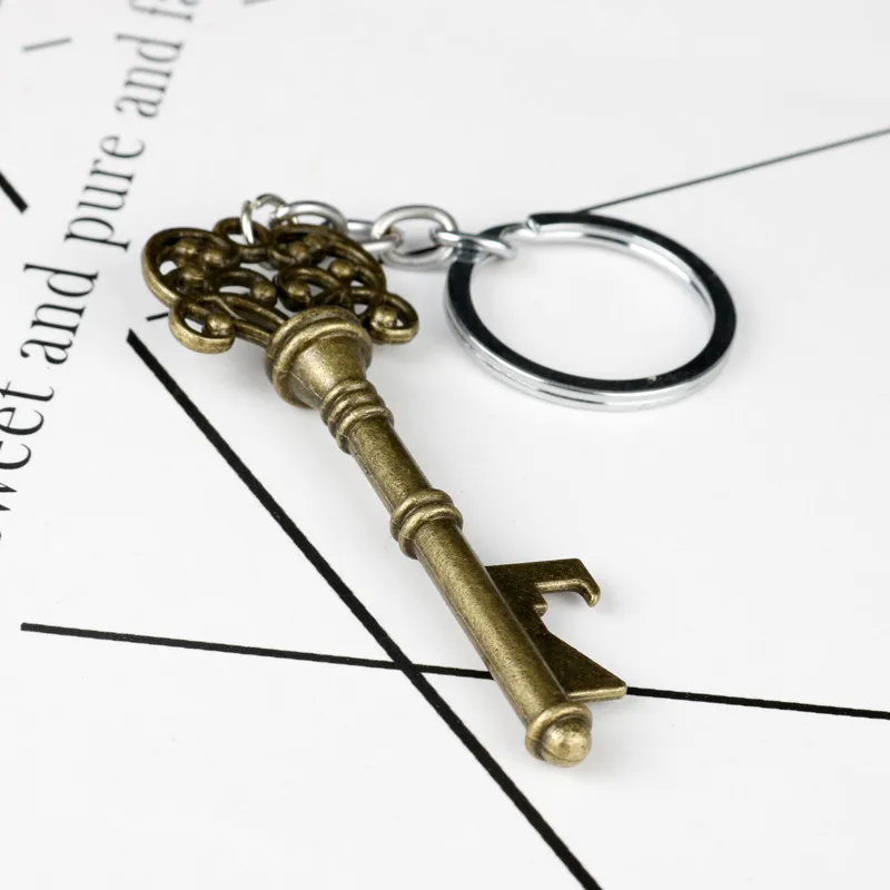 2 use key chain bar beer bottle opener man fashion jewelry