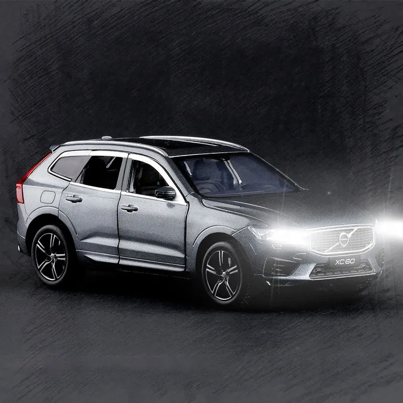 

1/32 Alloy XC60 SUV Off-road Diecast Model Toy Cars Sound Light Pull Back Car Vehicle Toys For Children