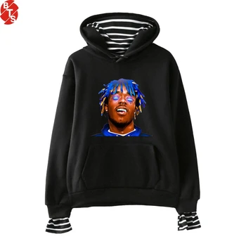 

LIL UZI VERT Hip Hop Printed Women Fake Two Piece Hoodies Long Sleeve Fashion Rapper Hooded Sweatshirt Casual Streetwear Hoodies