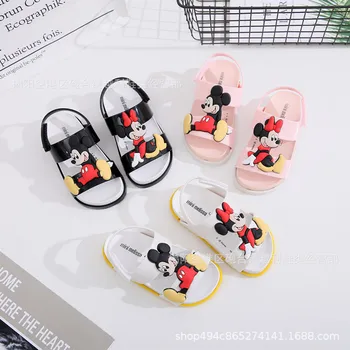 

Girls Jelly Sandals Toddler Baby Beach Casual Princess Shoes Kids Slippers Boys Twins Summer Sandals Gladiator Shoes PVC Flats