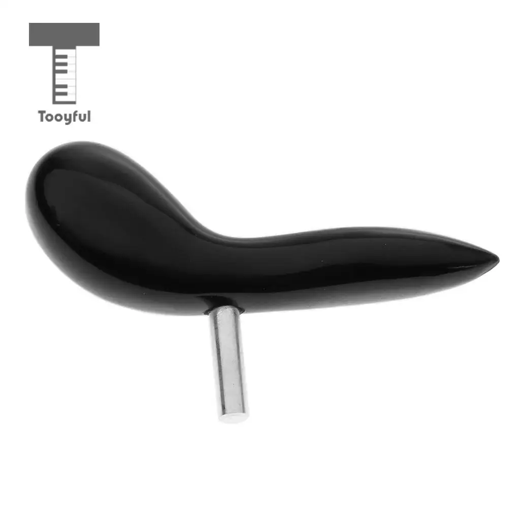 Tooyful Durable Silver Plating Stem Bassoon Hand Holder Saddle Rest Stage Accessory Woodwind Instrument Parts