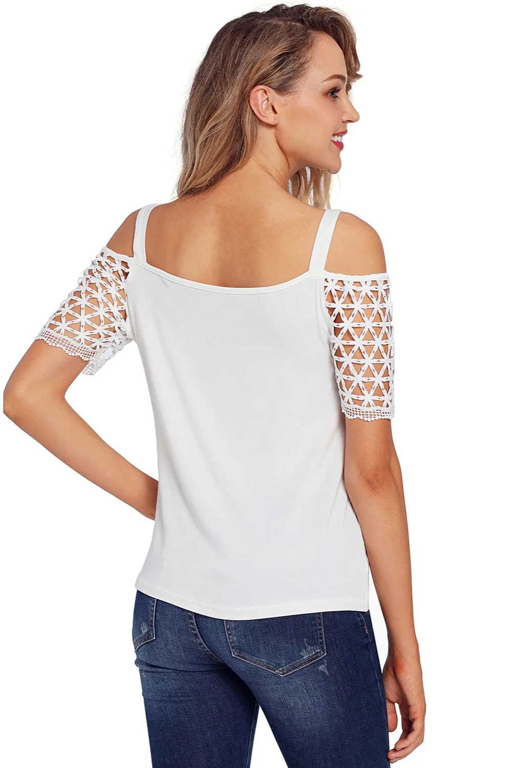 White-Floral-Crochet-Short-Sleeve-Cold-Shoulder-Top-LC251192-1-4