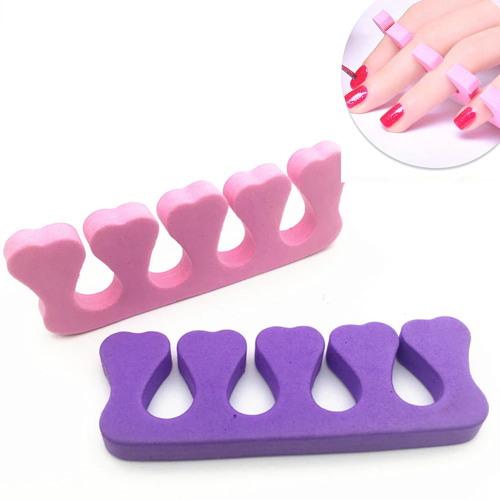 

200pcs/Pack Nail Art Toes Separators Fingers Foots Sponge Soft Gel UV Beauty Tools Polish Manicure Pedicure Professional