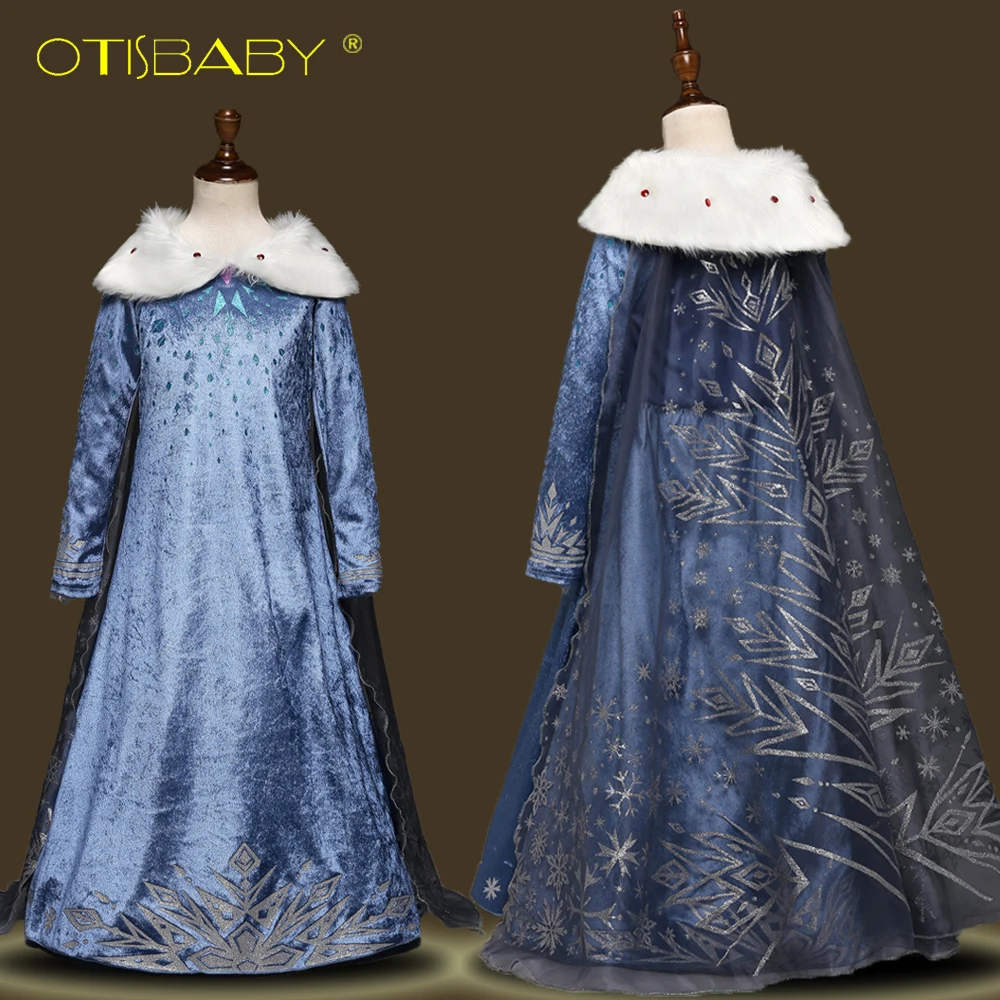 

Agent Fashion Children Summer Girls Tulle Velvet Elsa Dress Kids Cosplay Birthday Party Dress Faily Snow Queen Baby Anna Costume