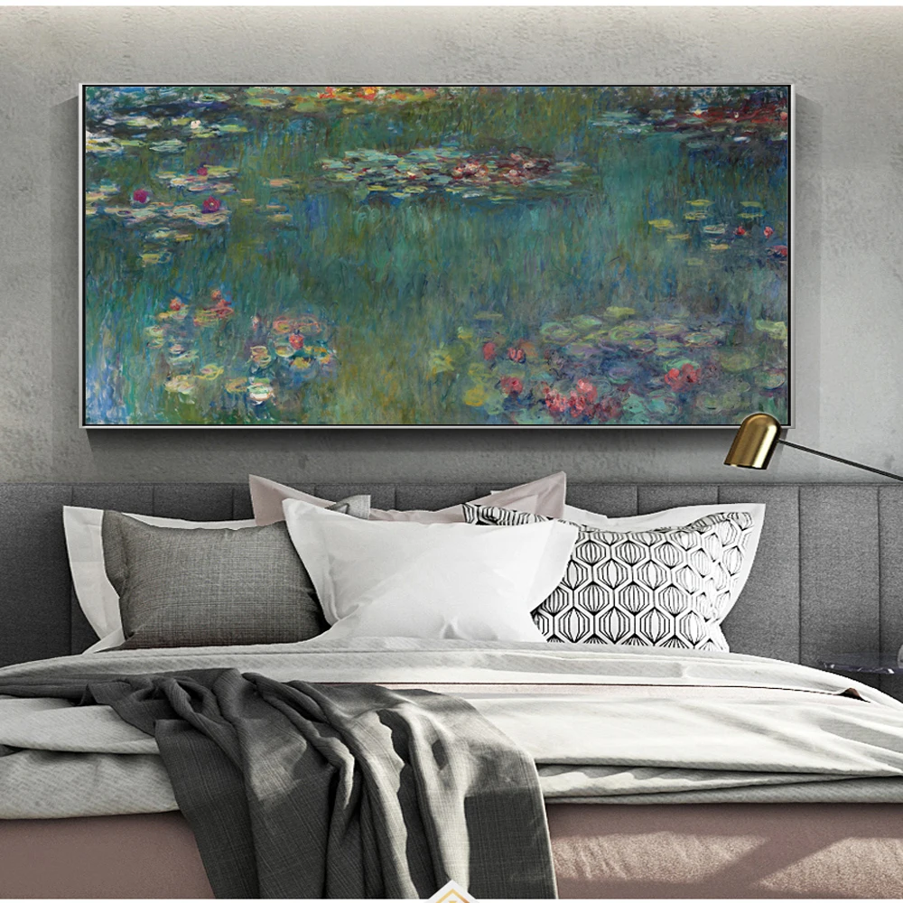 

Large Diamond Painting Monet Water Lilies 5D DIY,Special Shape,Diamond Embroidery,Cross Stitch,Rhinestone Mosaic Sale JS4142