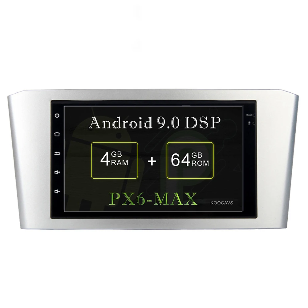 Clearance KOOCAVS 7" IPS Android 9.0 Car GPS Radio Player for  Toyota Avensis 2003-2007  with 4GB+64GB Stereo Multimedia Headunit 0