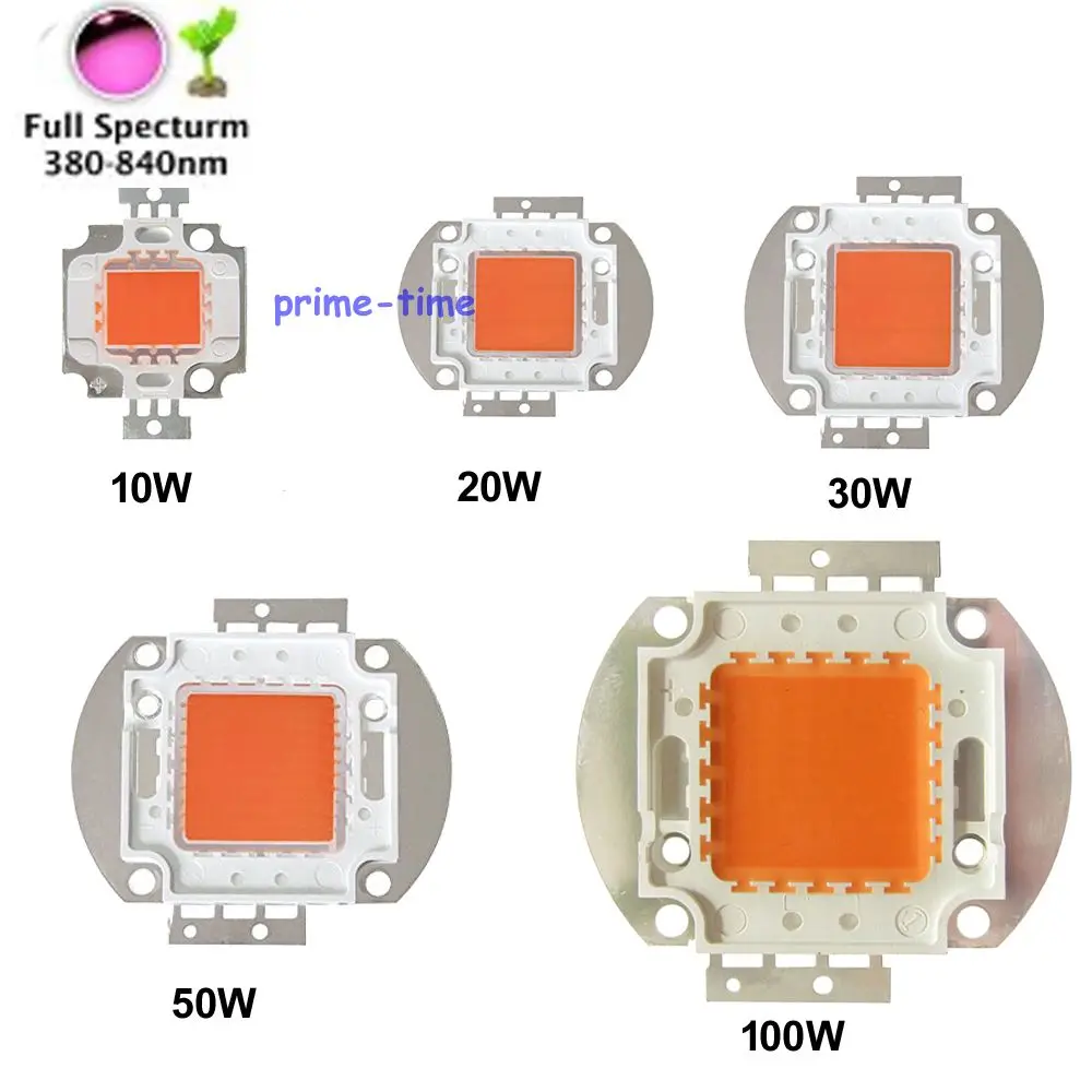 10W 380-840nm Full Spectrum LED Plant Grow Chip High Power LED Light P SL 