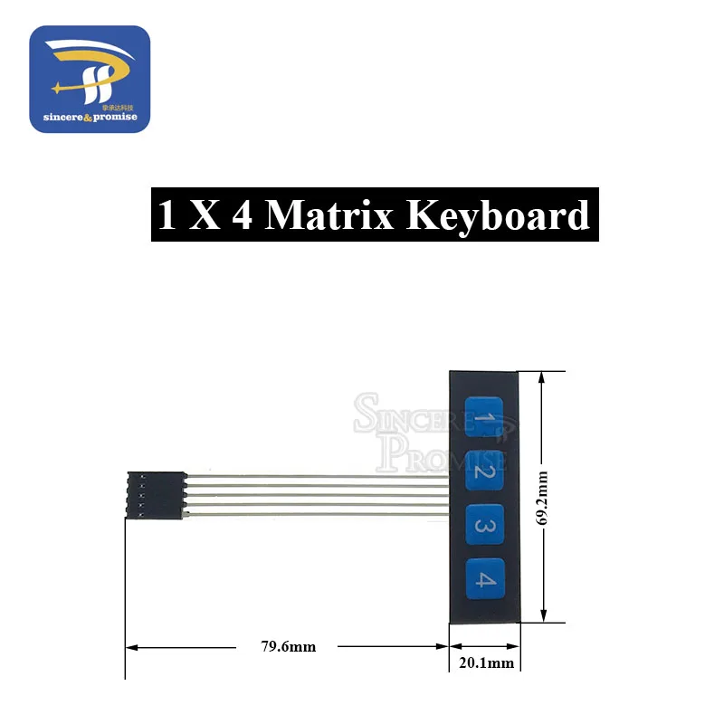 3 4 до 5 лет, 12 предметов в упаковке, 16 20 Ключ 4*4 мембранный переключатель клавиатуры 1x4 1x6 3x4 4x4 4*5 матрицы матрица клавиатура для Arduino салона автомобиля