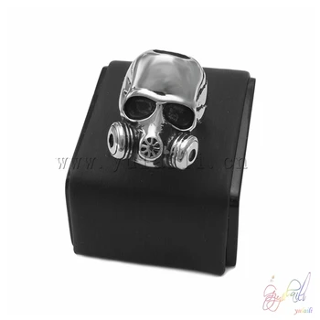 

Yulaili -Fire Mask- Skull Ring 361L Stainless Steel Ring Delicate Ring