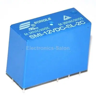 25 шт. реле 5 А DPDT (2 формы C) катушка 12VDC/44mA 250VAC/30VDC 5A | Строительство и ремонт
