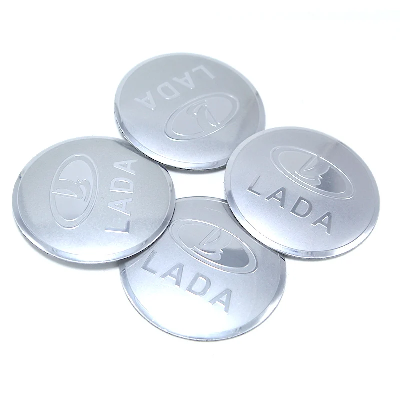 

4Pcs 56\60mm Car Logo Tire Wheel Center Rim Hub Cover Sticker For Lada Granta Vesta Niva Kalina Priora Badge Accessories