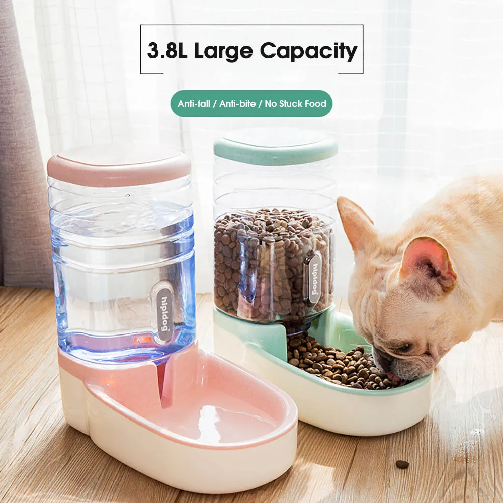 

3.8L Automatic Pet Feeder Bowl For Cats Drinking Bowls For Dogs Food Container Animal Water Dispenser Cat Fountain Pet Supplies
