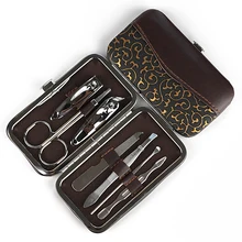 

7 in 1 Portable Stainless Steel Personal Manicure Set Mini Nail Cutter Nail Art Tools Nail Tool Pedicure Set Nail Clippers