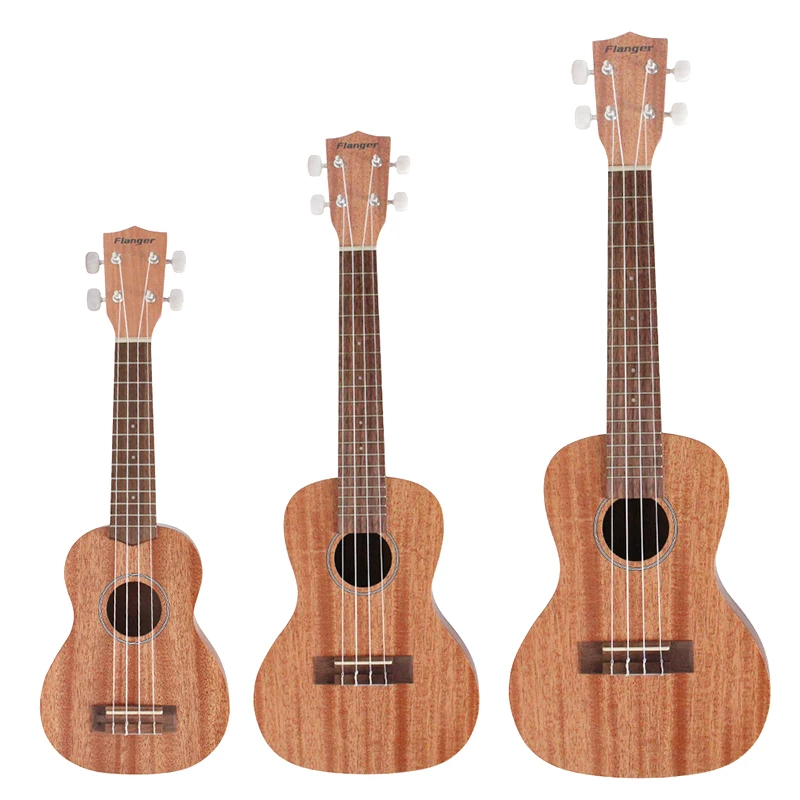 

Flanger FU-70C Ukulele African Mahogany Professional Popular Concert Carbon Nylon String Rosewood fingerboard With Ukulele Bag