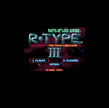 

R-Type III - The ThirdLightning NTSC Version 16 Bit 46 Pin Big Gray Game Card For USA Game Players
