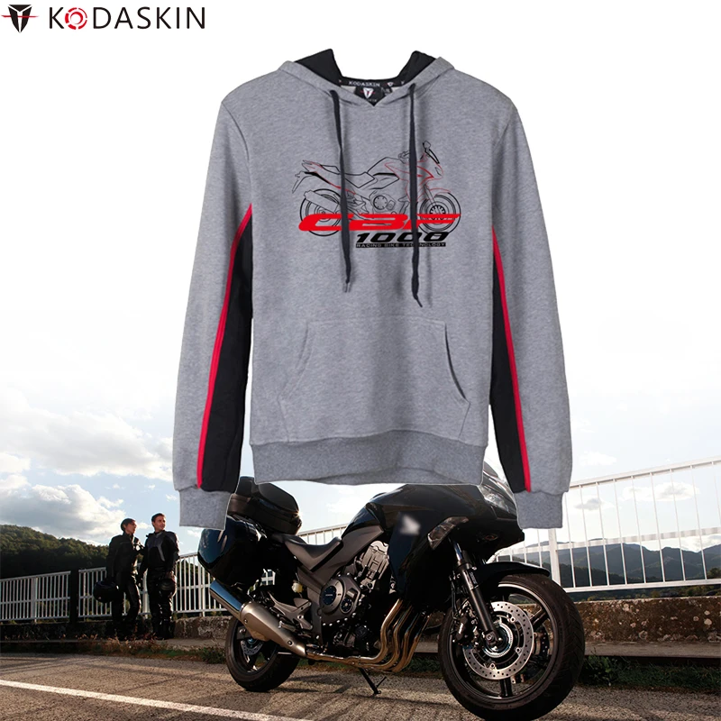 

KODASKIN Vintage Hoodies Sweatshirts Motorcycle Racing MotoGP Hooded Hoody for Honda CBF1000