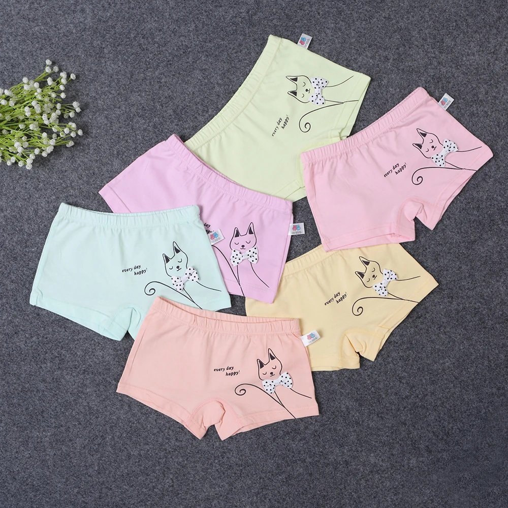 Boxer Children Underwear Female Cotton Baby Underwear Children Underpants Briefs for girls Child's Underwear 2-7Y.