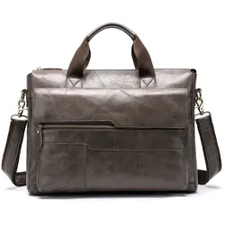 2019 мужской портфель из натуральной кожи, винтажная деловая сумка для компьютера, модные сумки-мессенджеры, мужская сумка на плечо, мужские