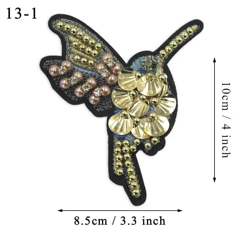 Расшитые блестками жемчужные бусины с вышивкой нашивки для одежды аппликация «сделай сам» мешки значки нашивки для одежды наклейки декоративные