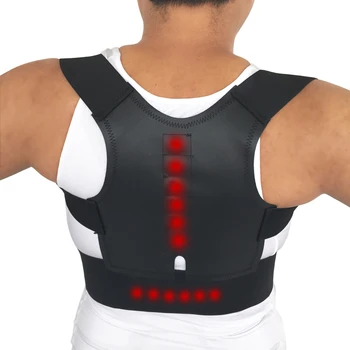 2019 Orthopedic Corrector De Postura Lumbar Support Upper Lower Shoulder Back Brace Belt Magnetic Therapy Corset Pain Relief