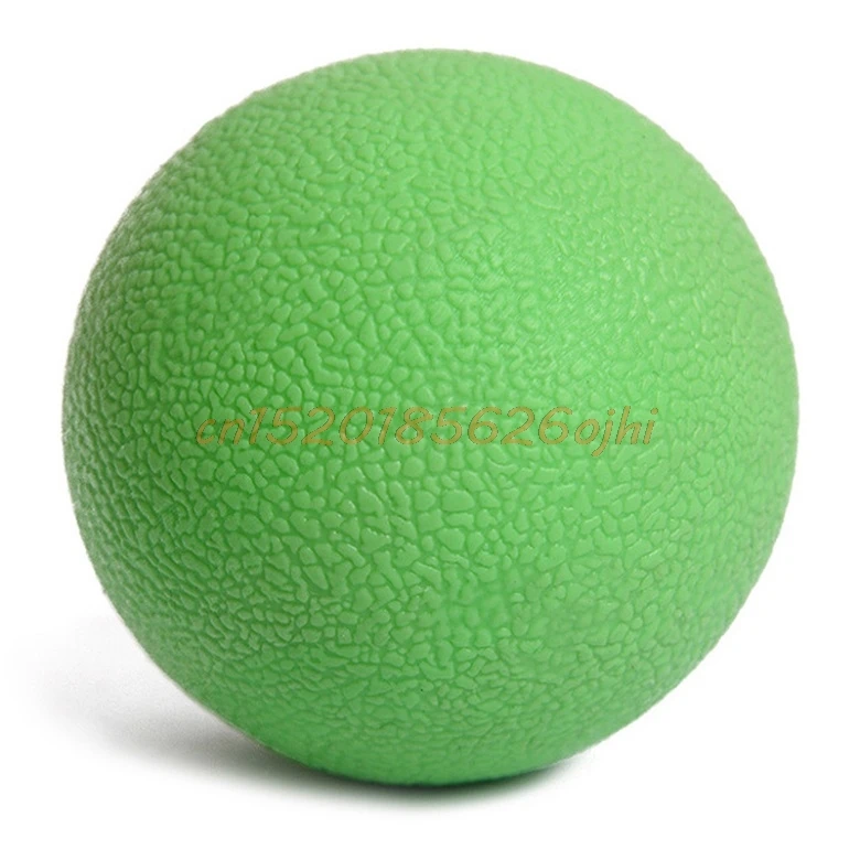 OOTDTY Лакросс Массаж Йога Мячи мобильность Myofascial триггер точка релиз тела Ball-P101 - Цвет: Зеленый