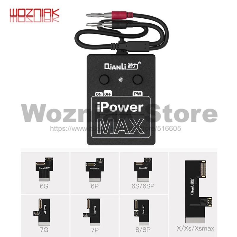 Кабель питания QIANLI для iphone 6 6P 6s 6sP 7 7P 8 8p x xs xsmax IPowerMAX кабель контроля батареи IPOWER