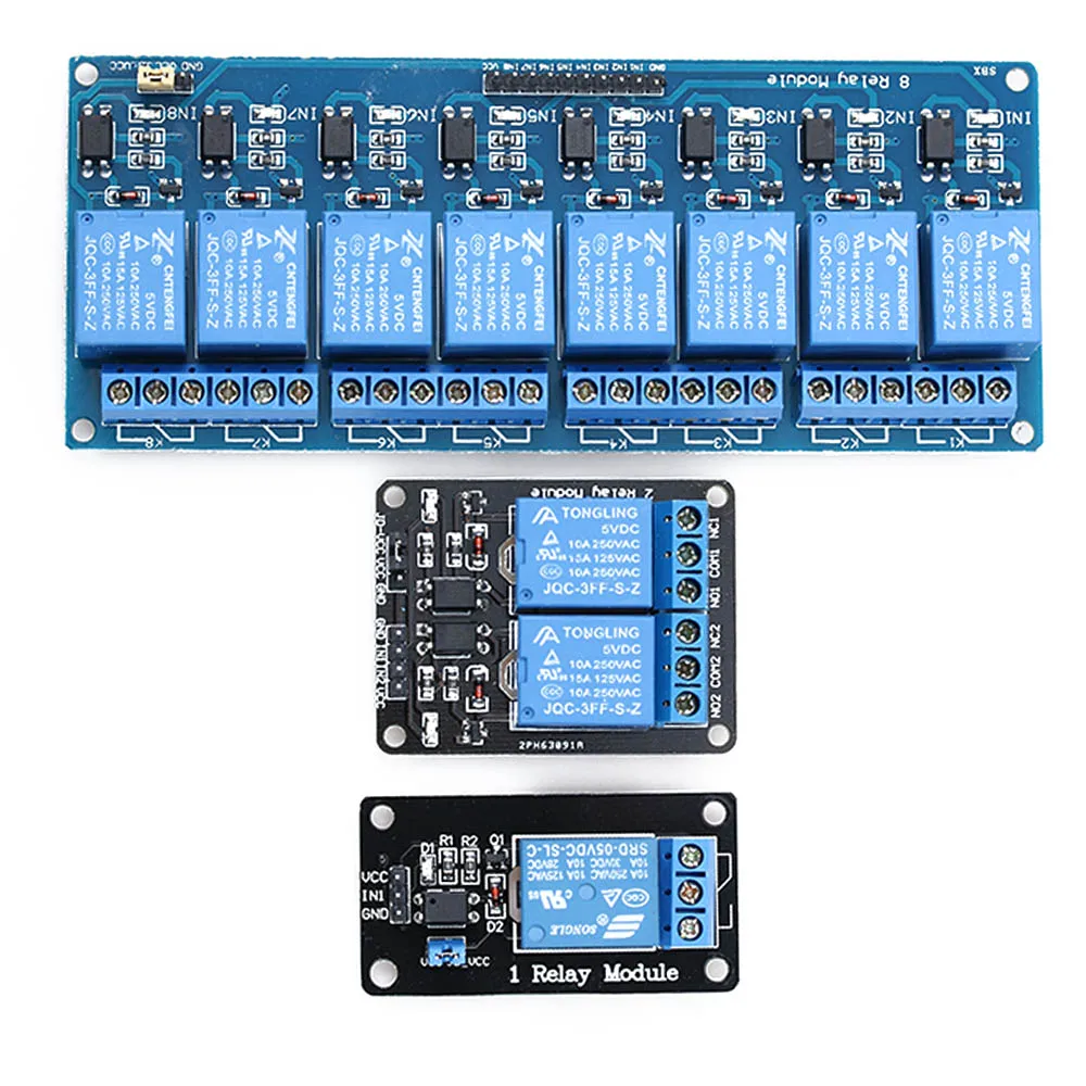 

1PC Stable 5V 8-Channel Relay Module Board for Arduino Optocoupler 8 Channel Relay Smart Home Switch Max 10A AC250V/DC30V