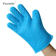 Silicone Heat Resistant Multi-Purpose Grilling Bbq Gloves Cooking Baking Opening Cans Baking Kitchen Tools Bakeware Decor 52106