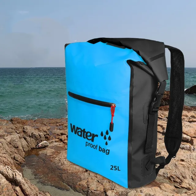 25L Outdoor Waterproof Diving Dry Bag Backpack Sack Storage Bag Rafting
