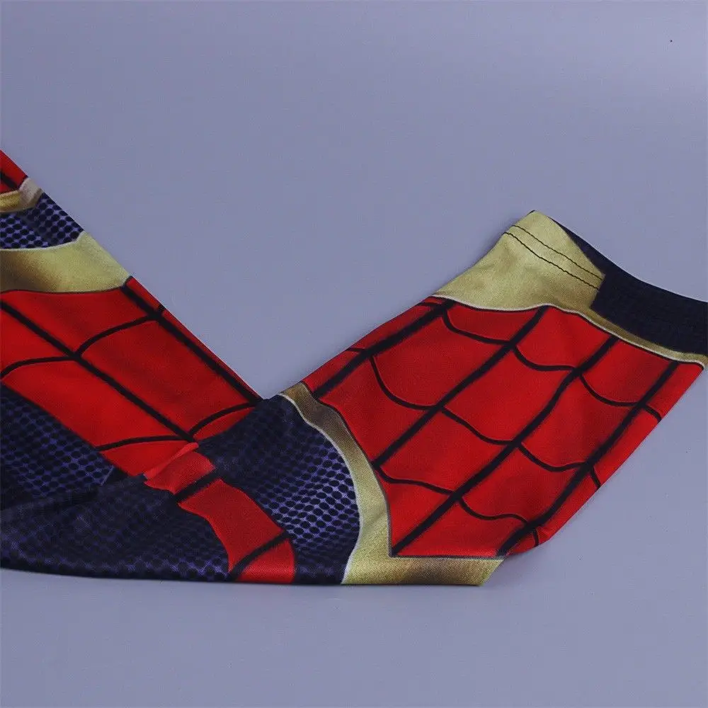 Cosplay Avengers Infinity War Spiderman T-Shirt Long Sleeve Men's T-Shirts New8