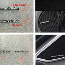 Новые стили 10 шт./лот harman/kardon Hi-Fi динамик аудио динамик 3D алюминиевая эмблема стерео Наклейка 44x5 мм