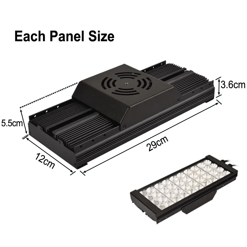 Dimmable рифовый коралловый свет Full Spectrum Lamp led aquarium wifi таймер освещения морской