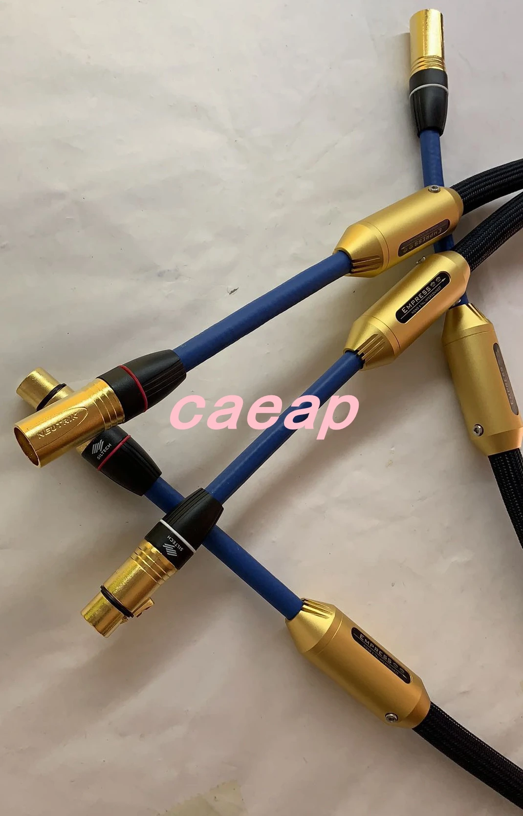 US $207.00 Free Shipping HighEnd Pure Silver Balanced Interconnect XLRXLR Audio Cable