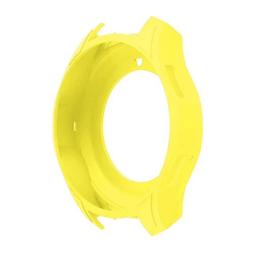 Чехол gear S3 Frontier для samsung Galaxy Watch 46 мм S 3 ремешок силиконовый защитный чехол Аксессуары для часов - Цвет ремешка: yellow