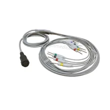 Совместим с Fukuda 10-Leadwires EKG кабель IEC, 12pin, DIN3.0 без резистора