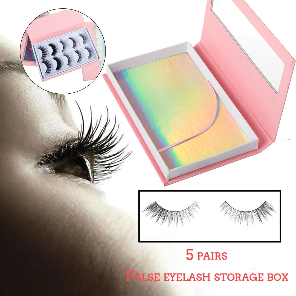

Empty False Eyelash Care Storage Case Box Container Holder Compartment Tool