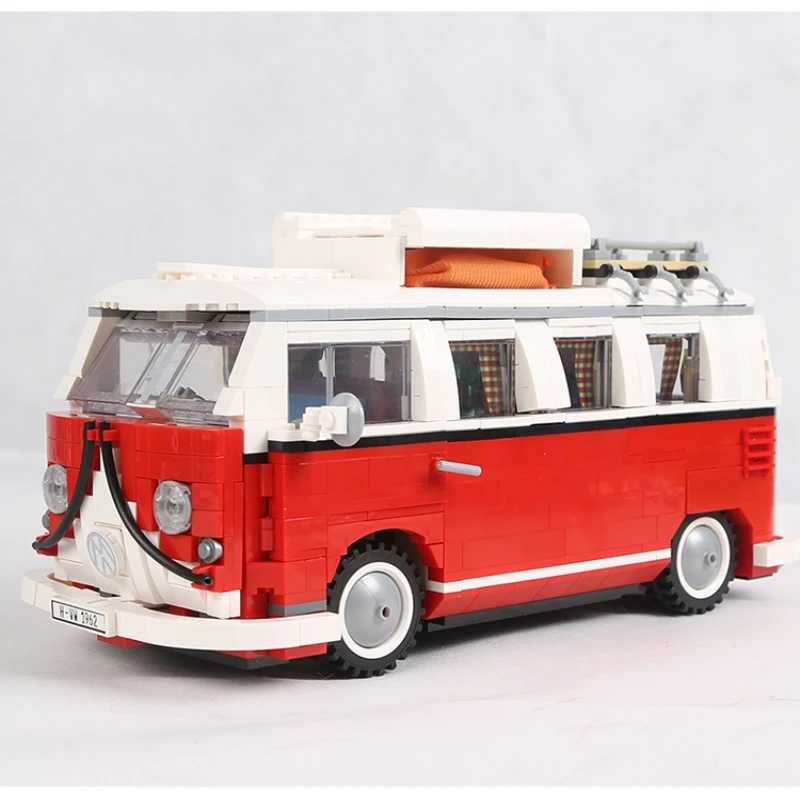 

Lepin 21001 1354pcs Technology Series Volkswagen T1 Camper Van Car Modeling Block Toy Compatible with 10220 Birthday Gift