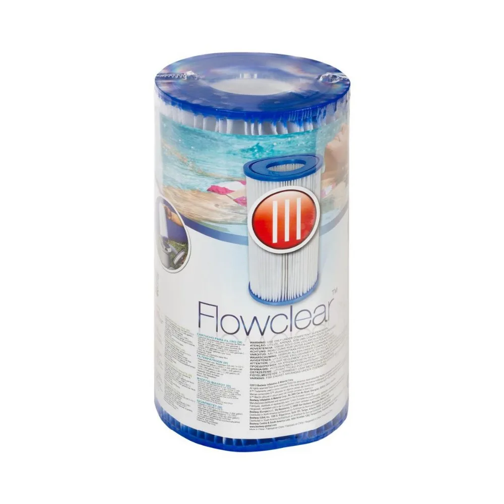 

Egoes Bestway Type III Pool Filter Cartridge 58012 Suitable for 330 Gallon Bestway Filter Pump
